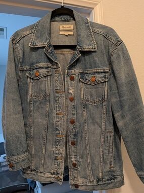 Madewell Oversized Denim Jacket - Light Blue